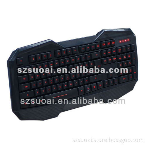 New USB wired gaming keyboard, balcklight keyboard